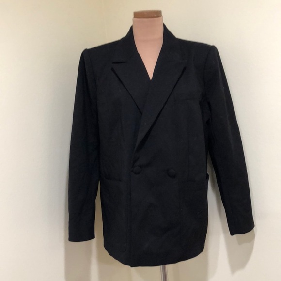 Good American Woven Blazer 2.0 Size 3X Black - Picture 2 of 10